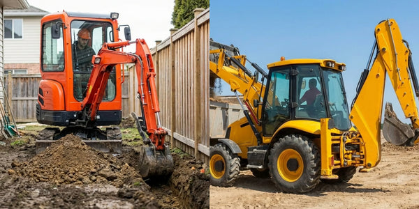 Mini Excavator vs. Backhoe: Which Machine is Right for Your Job?