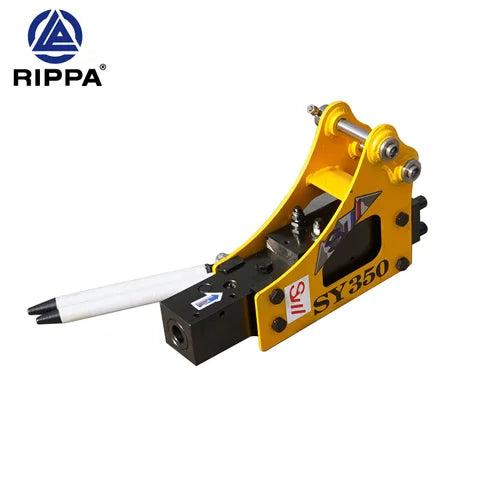 Yellow and black breaker with white handle, branded 'Rippa', on a white background