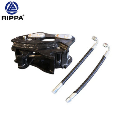 Rippa hydraulic quick change with hoses on a white background