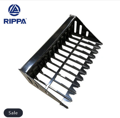 Rock bucket with Rippa logo on a white background